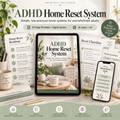 ADHD Home Reset System digital printable product cover