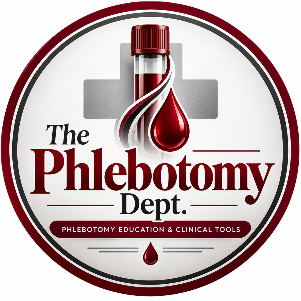 The Phlebotomy Dept. - Phlebotomy Education & Clinical Tools